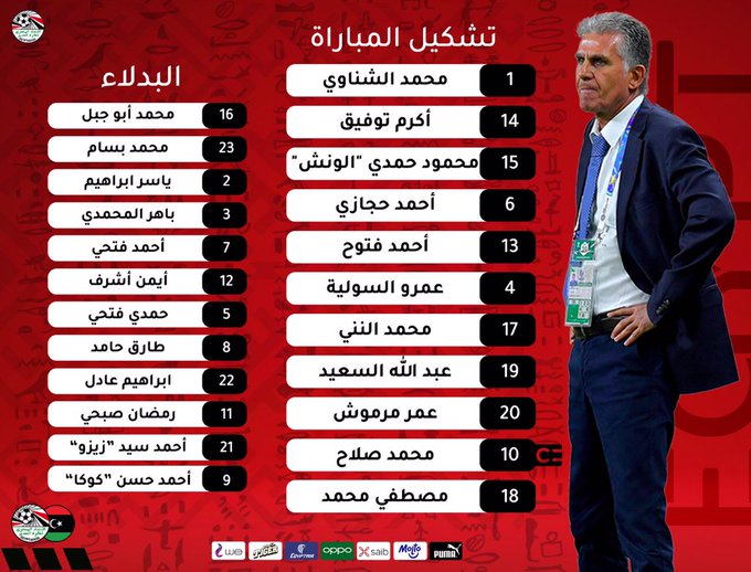 تشكيل منتخب مصر